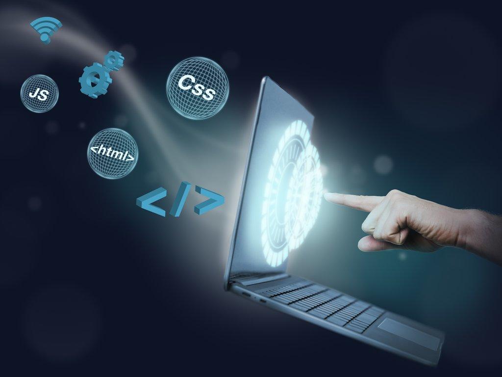 Students learning online